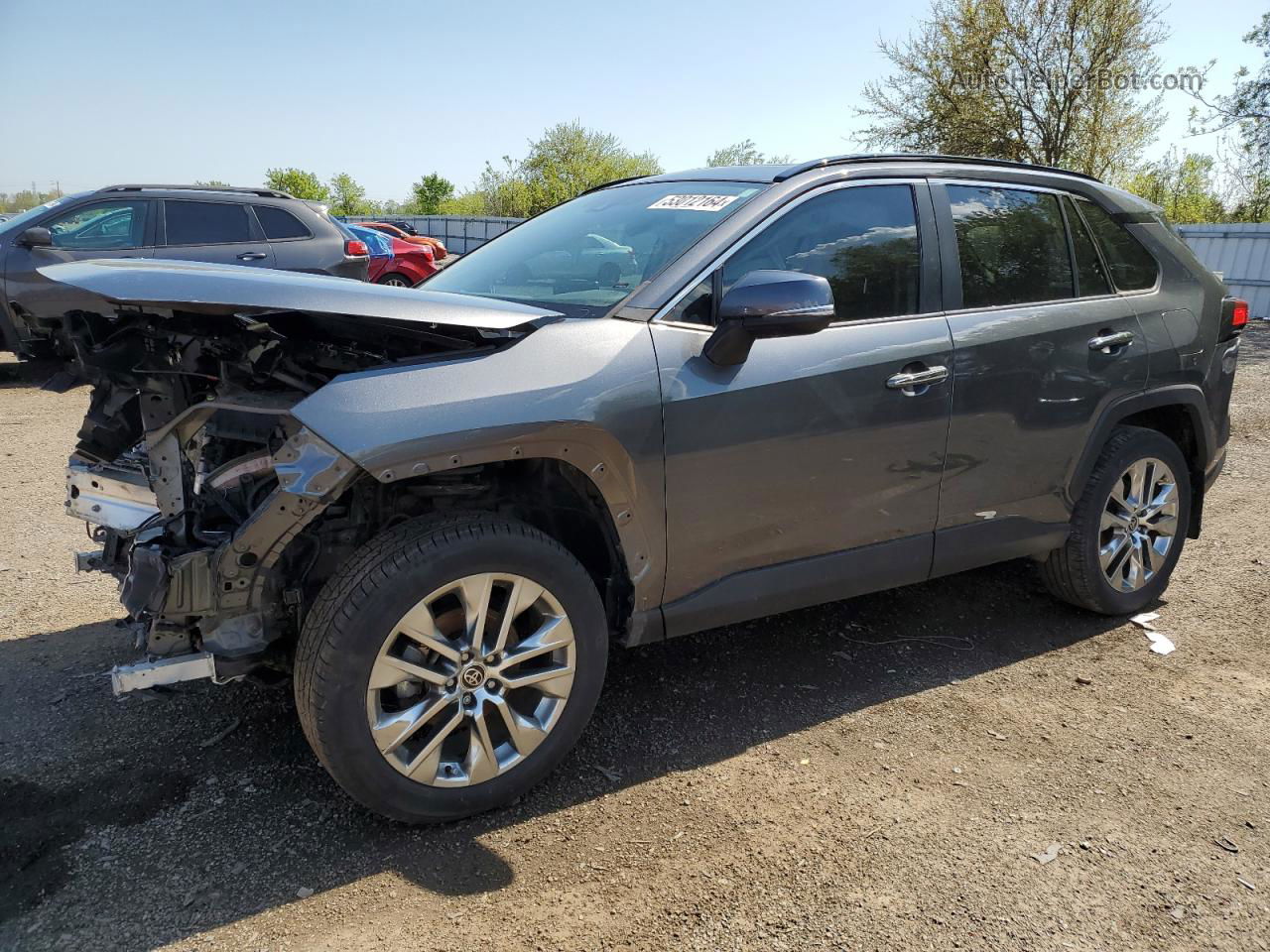 2021 Toyota Rav4 Limited Gray vin: 2T3D1RFV8MC201153