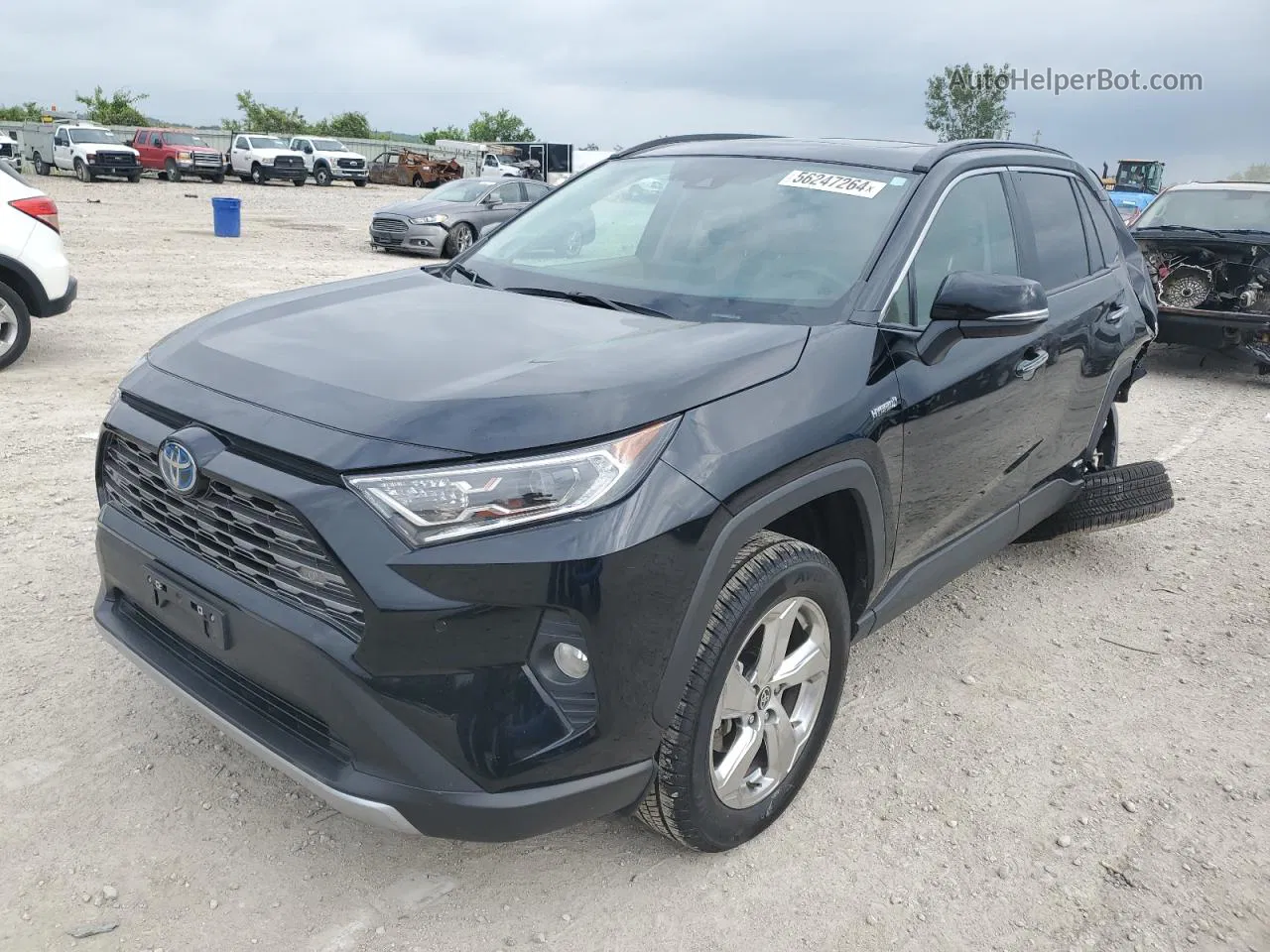 2021 Toyota Rav4 Limited Black vin: 2T3D6RFV9MW016500