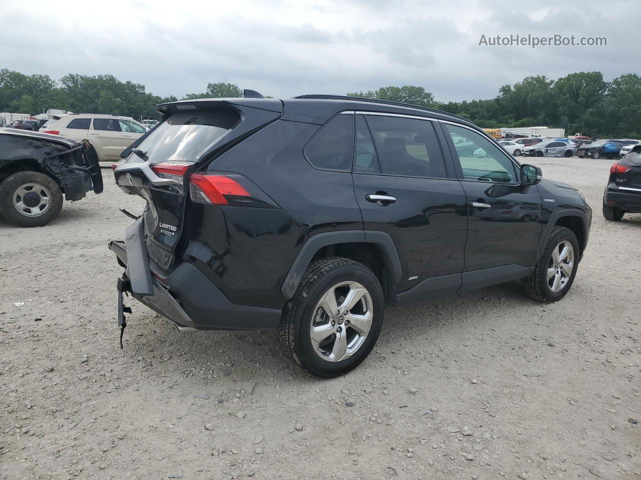 2021 Toyota Rav4 Limited Black vin: 2T3D6RFV9MW016500