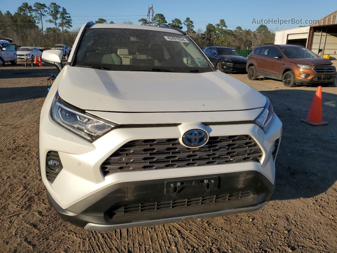 2021 Toyota Rav4 Limited White vin: 2T3D6RFVXMW012469