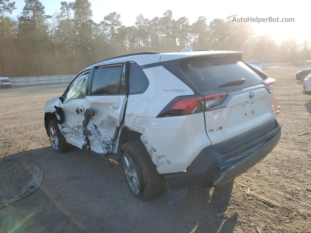 2021 Toyota Rav4 Limited White vin: 2T3D6RFVXMW012469