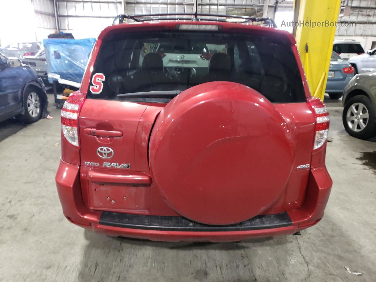 2010 Toyota Rav4 Limited Red vin: 2T3DF4DV2AW082081