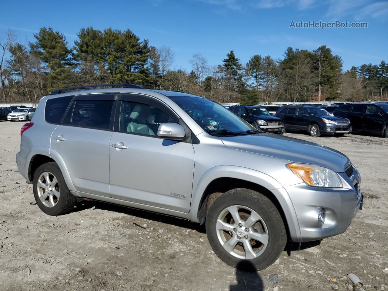 2010 Toyota Rav4 Limited Silver vin: 2T3DF4DV4AW060616