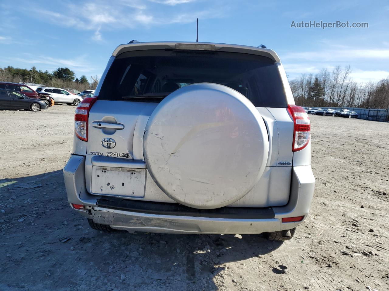 2010 Toyota Rav4 Limited Silver vin: 2T3DF4DV4AW060616