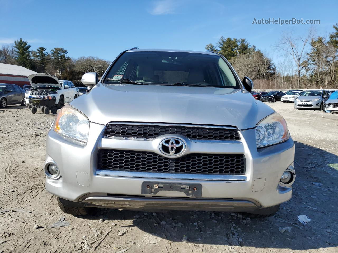 2010 Toyota Rav4 Limited Silver vin: 2T3DF4DV4AW060616