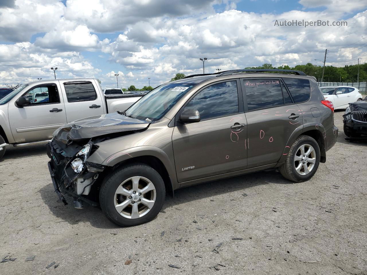 2010 Toyota Rav4 Limited Tan vin: 2T3DF4DVXAW042167