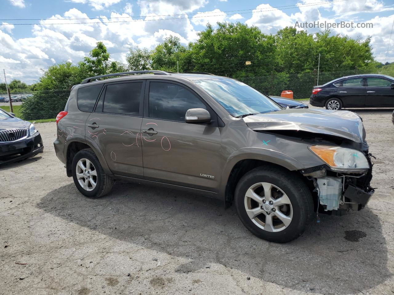 2010 Toyota Rav4 Limited Tan vin: 2T3DF4DVXAW042167