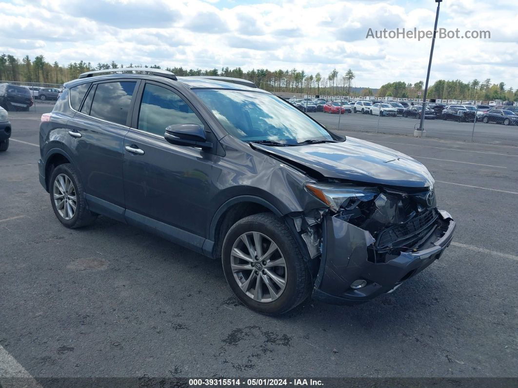 2016 Toyota Rav4 Limited Gray vin: 2T3DFREV1GW528239