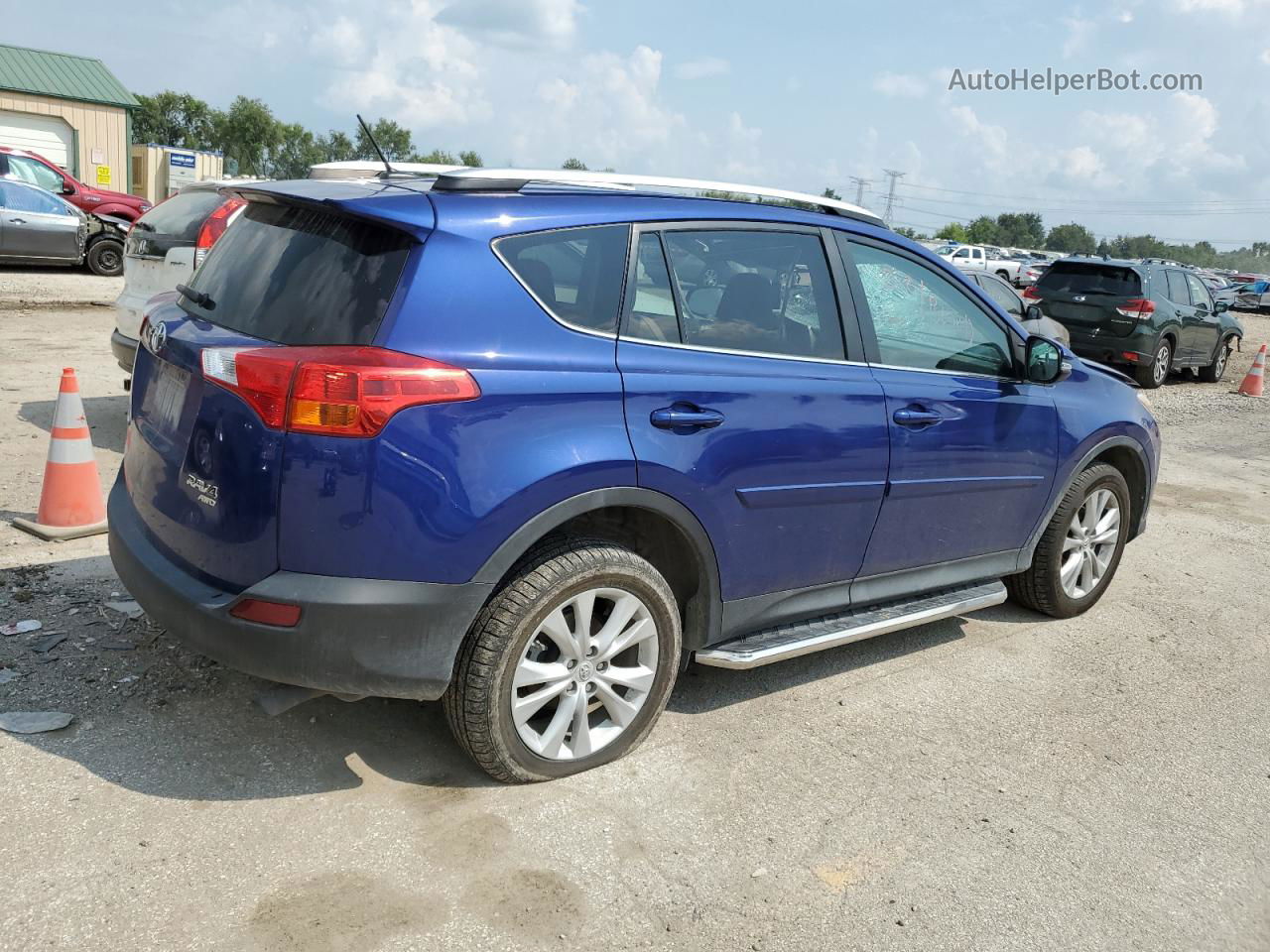 2015 Toyota Rav4 Limited Blue vin: 2T3DFREV2FW387471