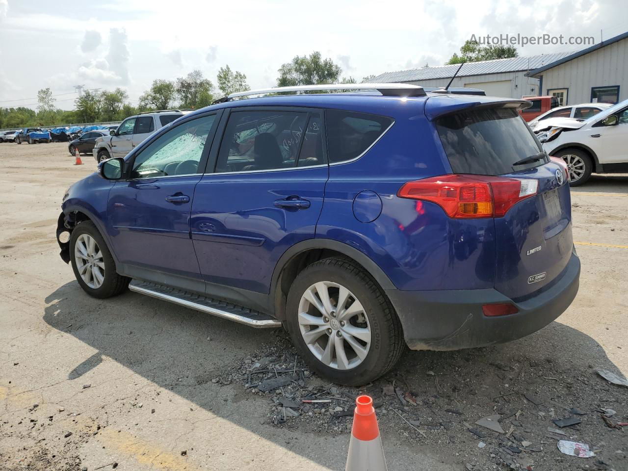 2015 Toyota Rav4 Limited Blue vin: 2T3DFREV2FW387471