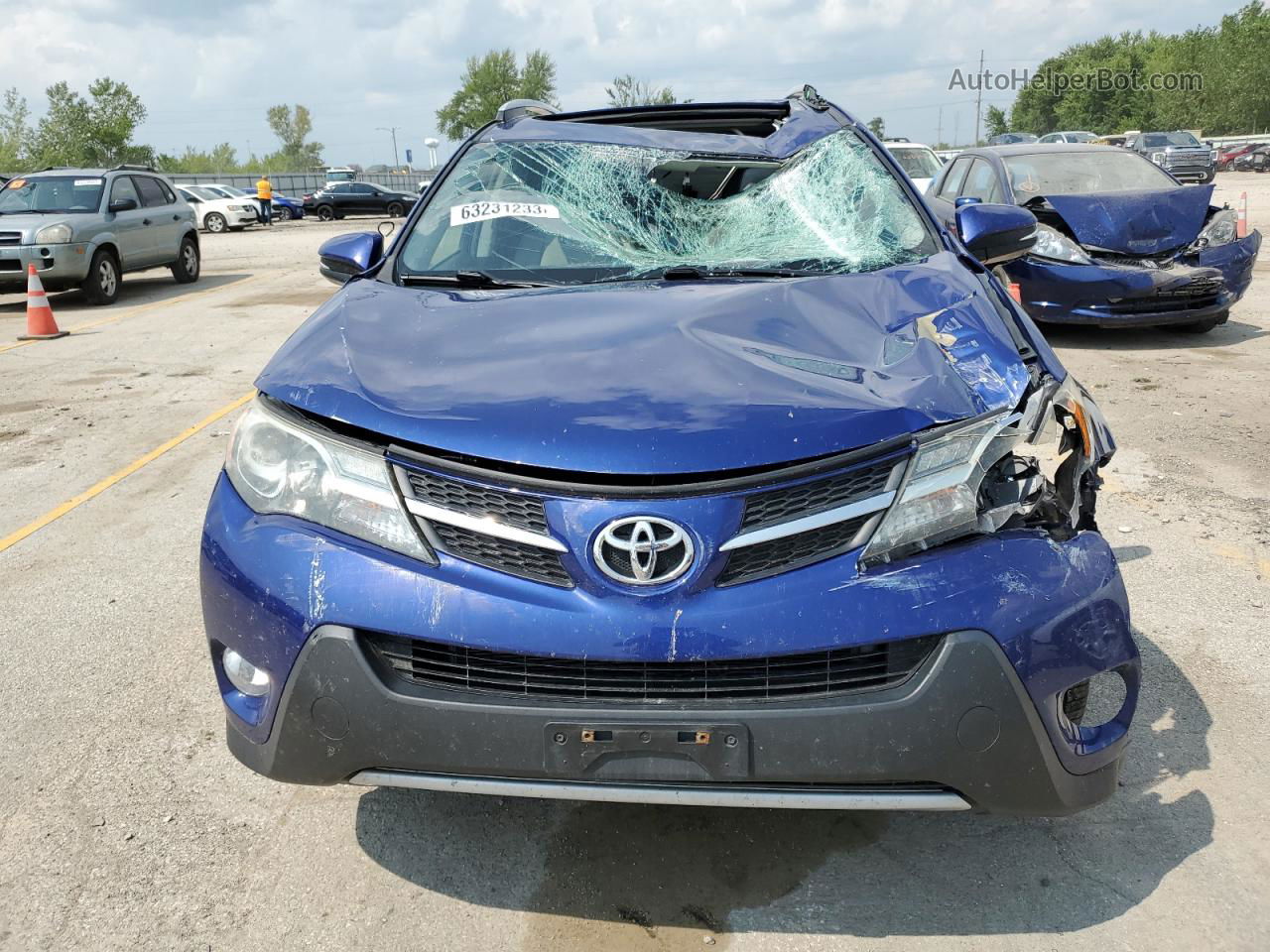 2015 Toyota Rav4 Limited Blue vin: 2T3DFREV2FW387471