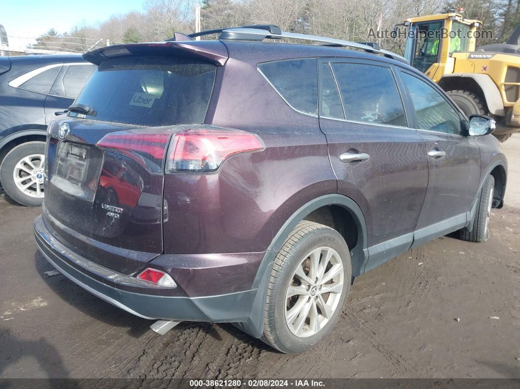 2018 Toyota Rav4 Limited Purple vin: 2T3DFREV2JW765300