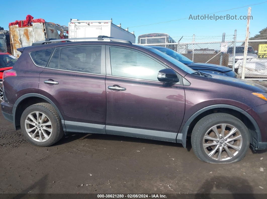 2018 Toyota Rav4 Limited Purple vin: 2T3DFREV2JW765300