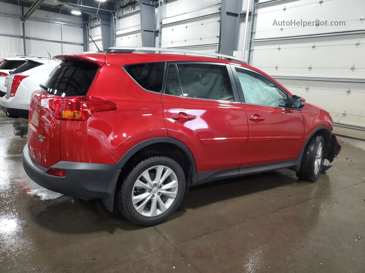 2015 Toyota Rav4 Limited Red vin: 2T3DFREV3FW395921