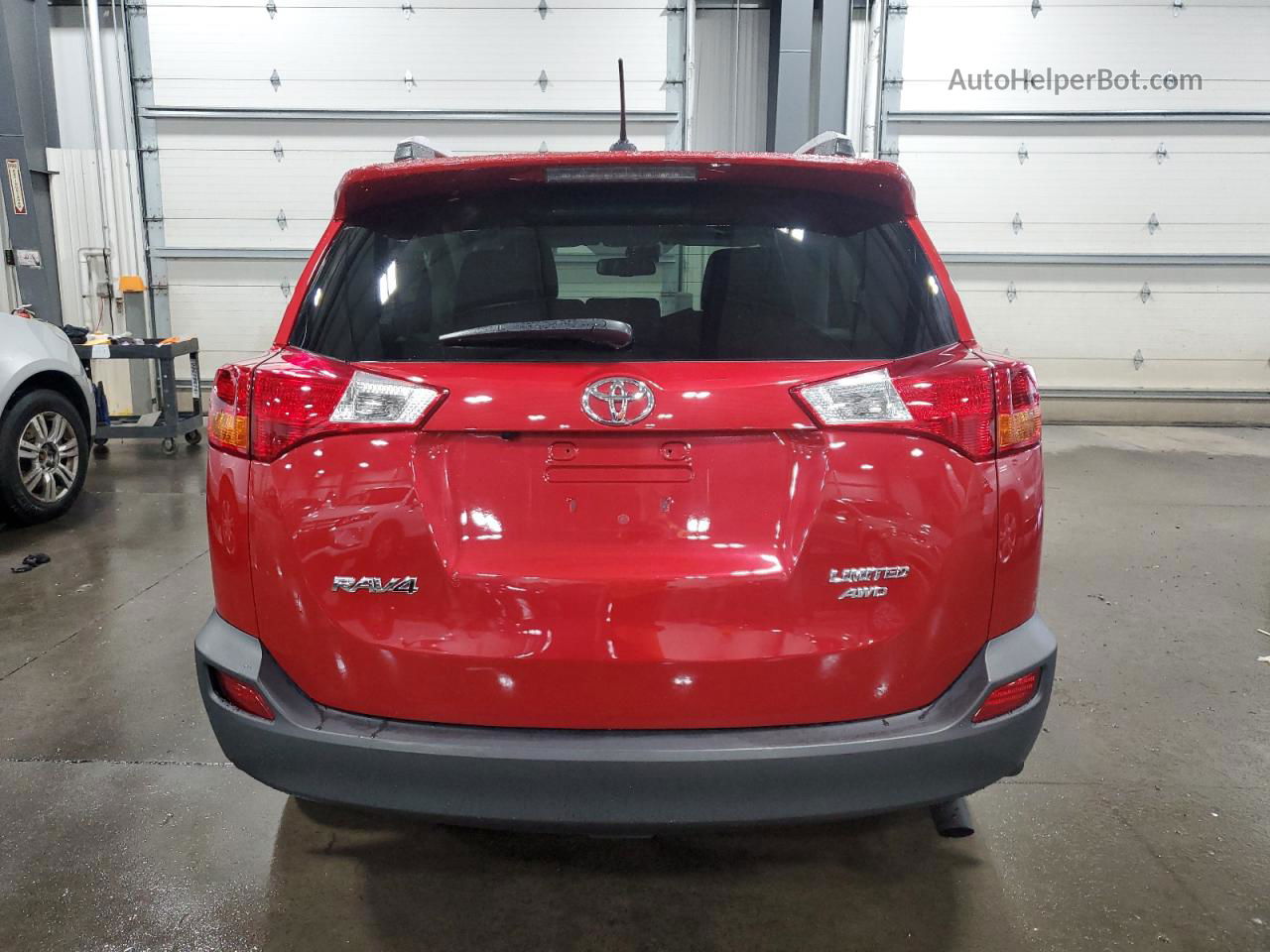 2015 Toyota Rav4 Limited Red vin: 2T3DFREV3FW395921