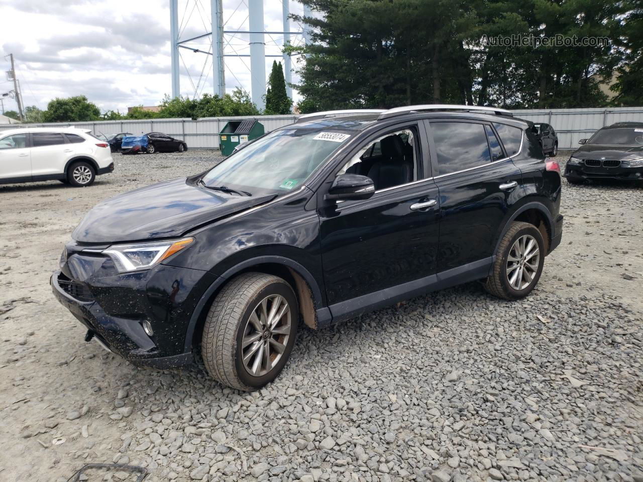 2016 Toyota Rav4 Limited Black vin: 2T3DFREV3GW440521