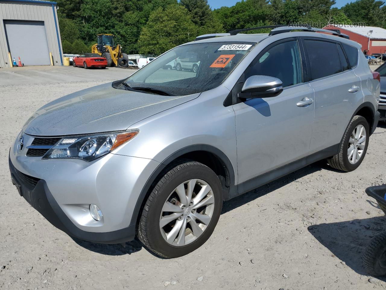 2015 Toyota Rav4 Limited Silver vin: 2T3DFREV4FW306034