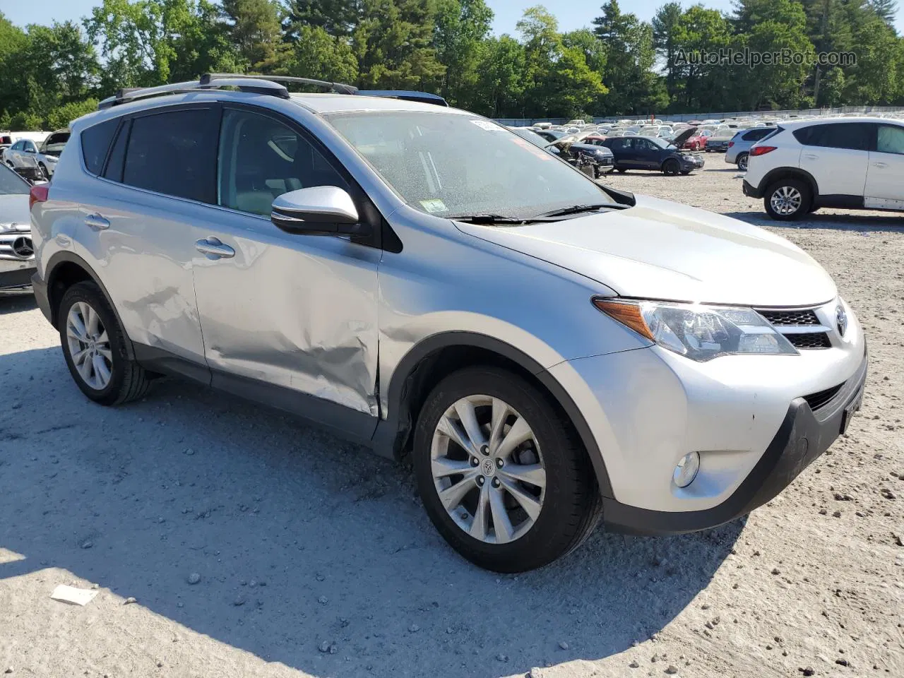 2015 Toyota Rav4 Limited Silver vin: 2T3DFREV4FW306034