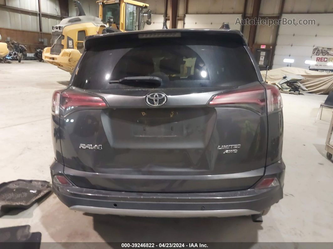 2017 Toyota Rav4 Limited Gray vin: 2T3DFREV4HW579834