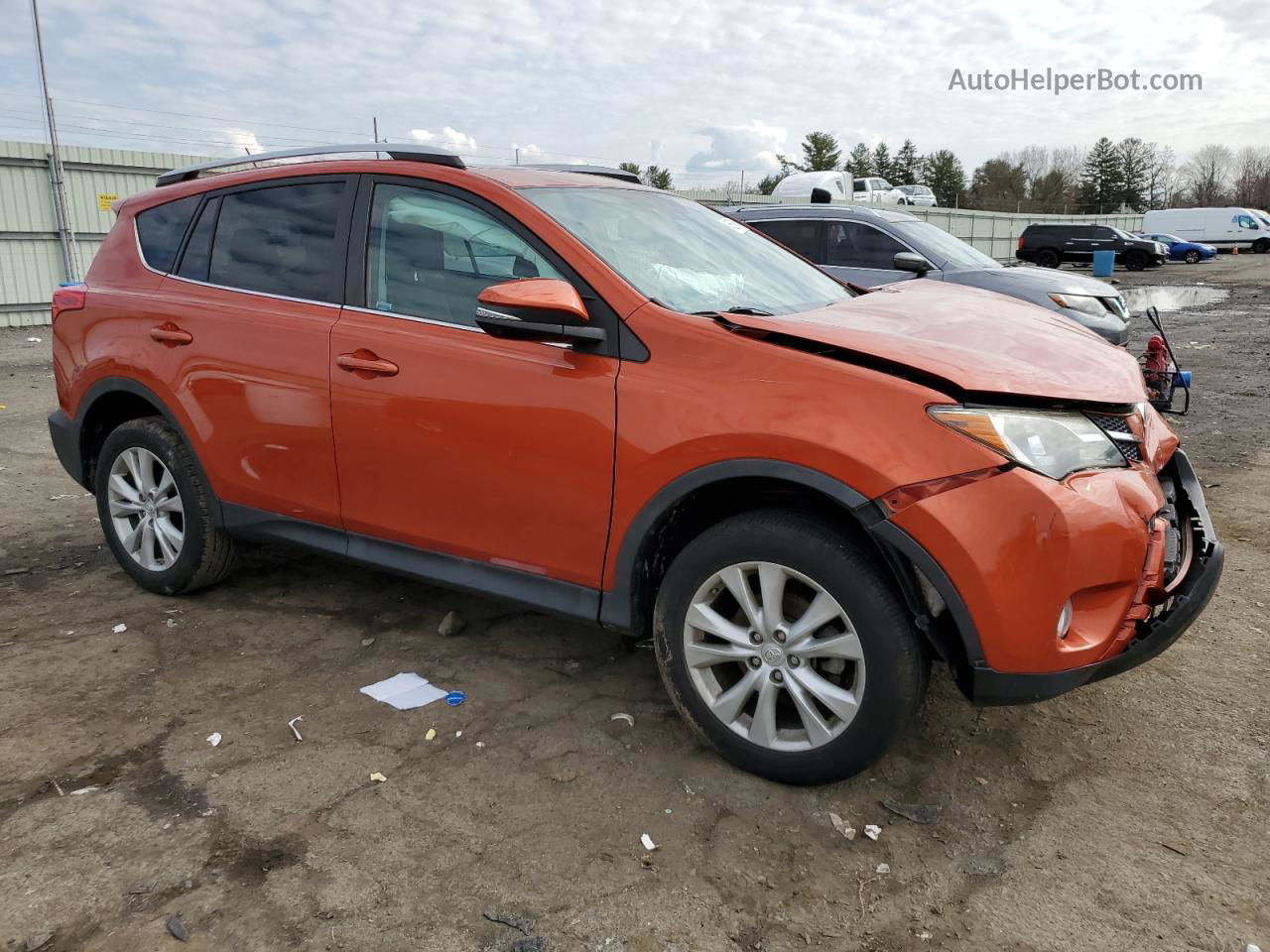 2015 Toyota Rav4 Limited Orange vin: 2T3DFREV5FW283962