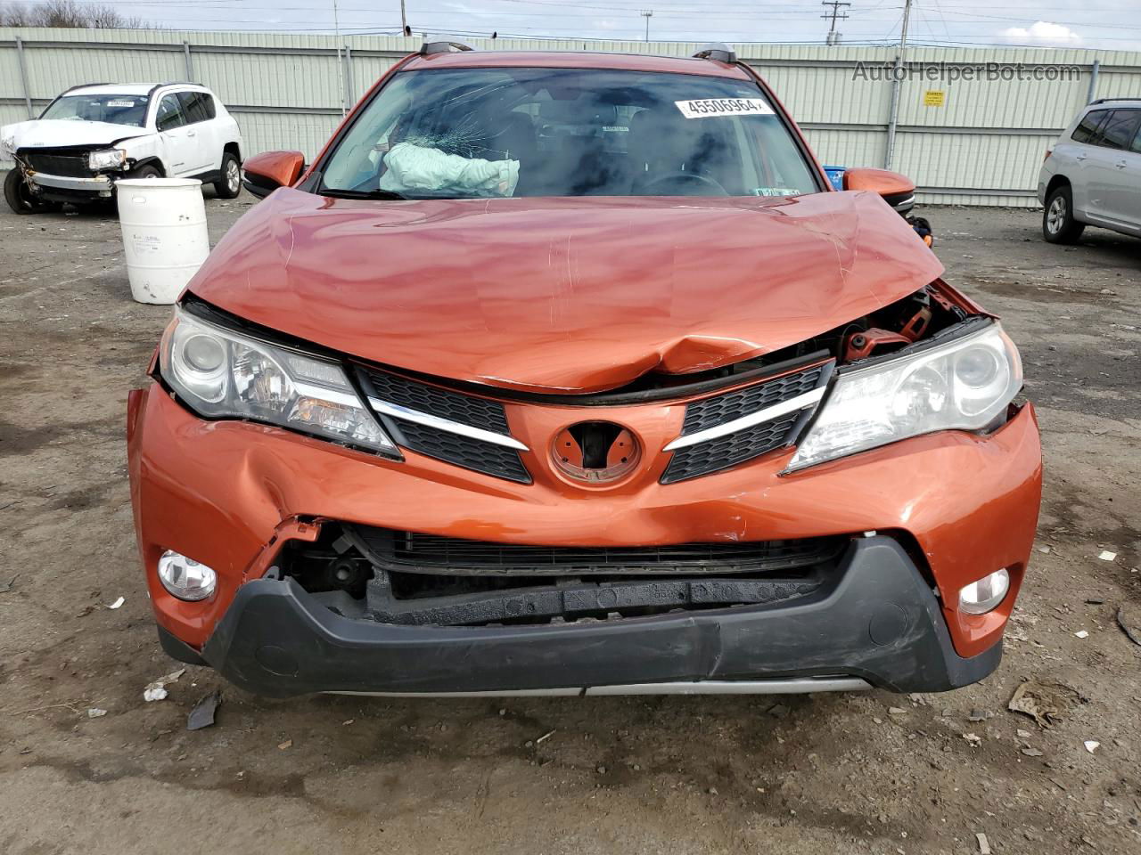 2015 Toyota Rav4 Limited Orange vin: 2T3DFREV5FW283962