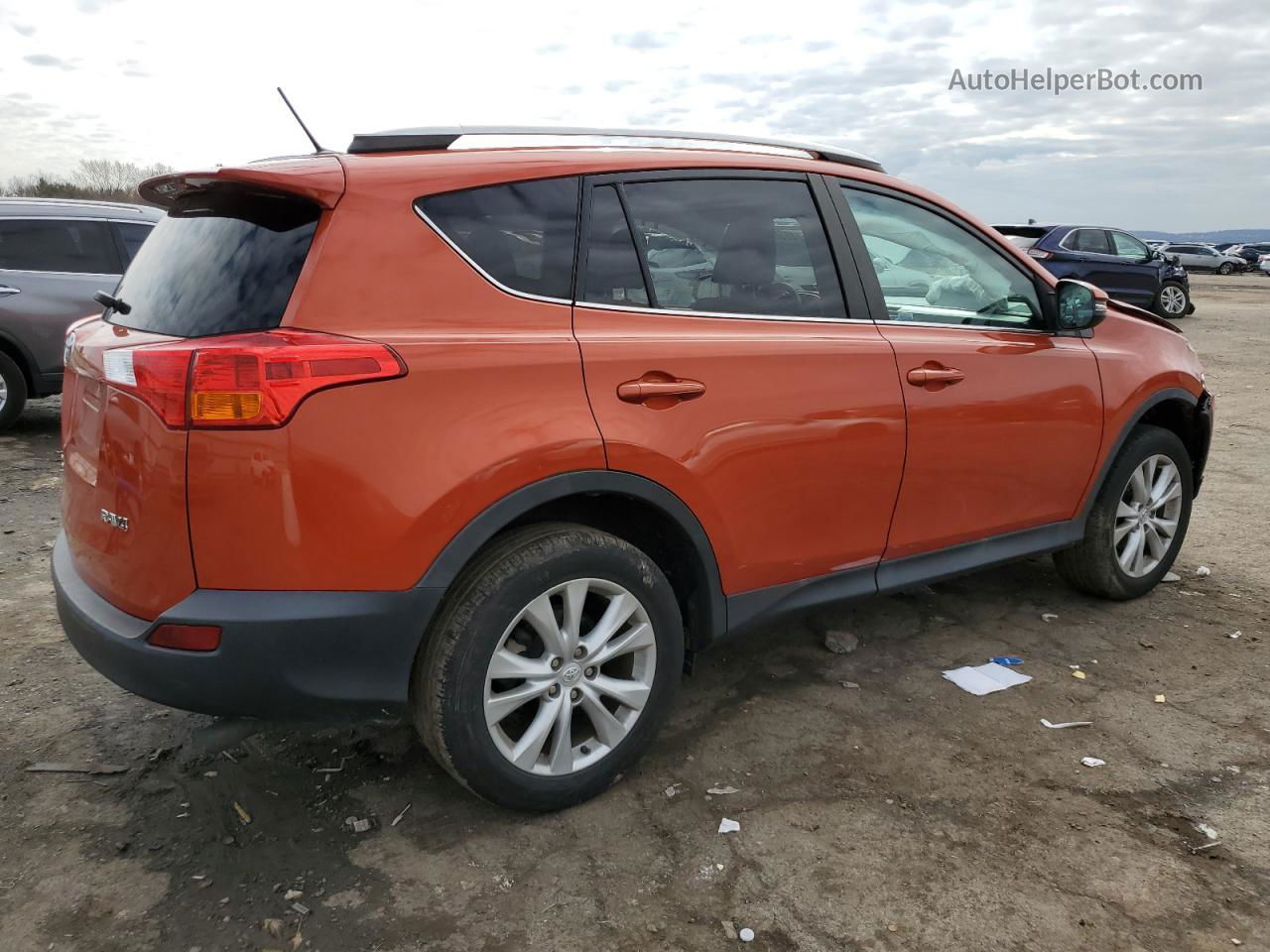 2015 Toyota Rav4 Limited Orange vin: 2T3DFREV5FW283962