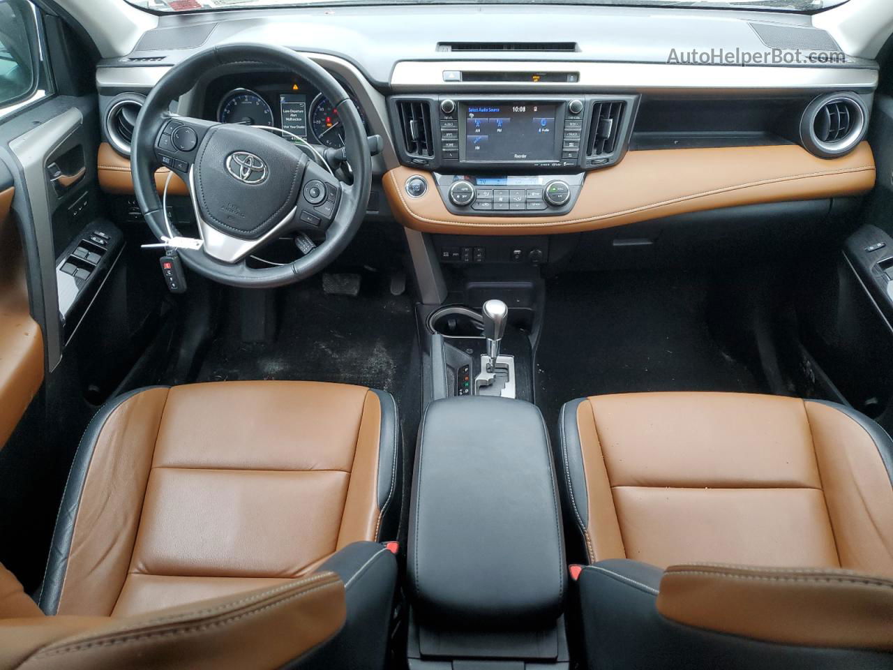 2016 Toyota Rav4 Limited Серебряный vin: 2T3DFREV5GW434543