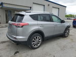 2016 Toyota Rav4 Limited Серебряный vin: 2T3DFREV5GW434543