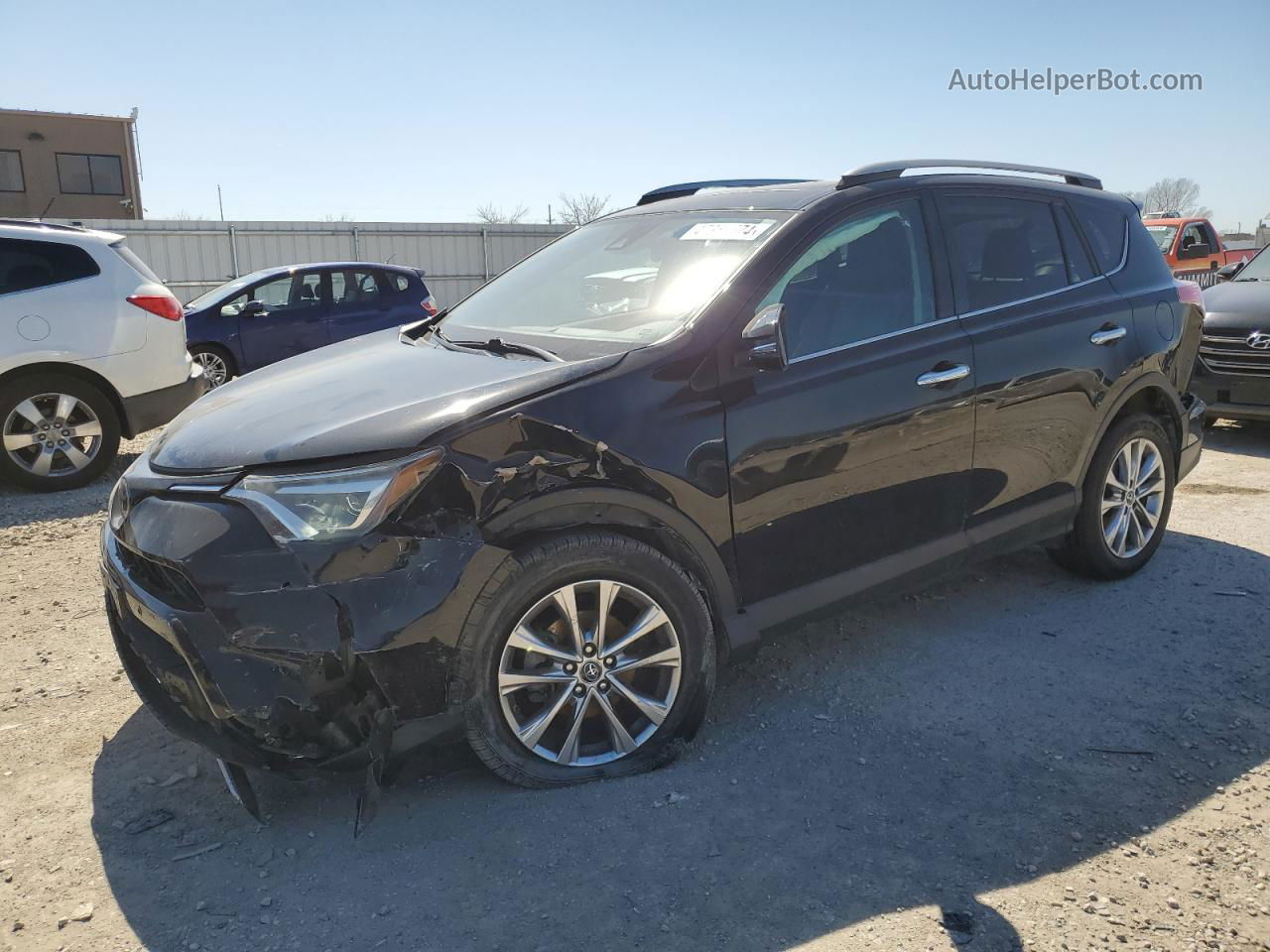 2018 Toyota Rav4 Limited Black vin: 2T3DFREV5JW737880