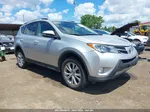 2015 Toyota Rav4 Limited Silver vin: 2T3DFREV6FW358846