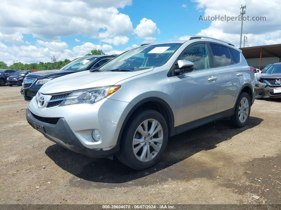 2015 Toyota Rav4 Limited Silver vin: 2T3DFREV6FW358846