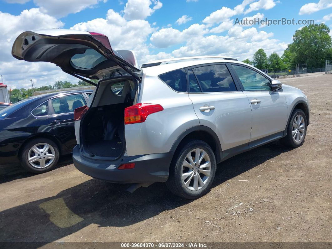 2015 Toyota Rav4 Limited Silver vin: 2T3DFREV6FW358846