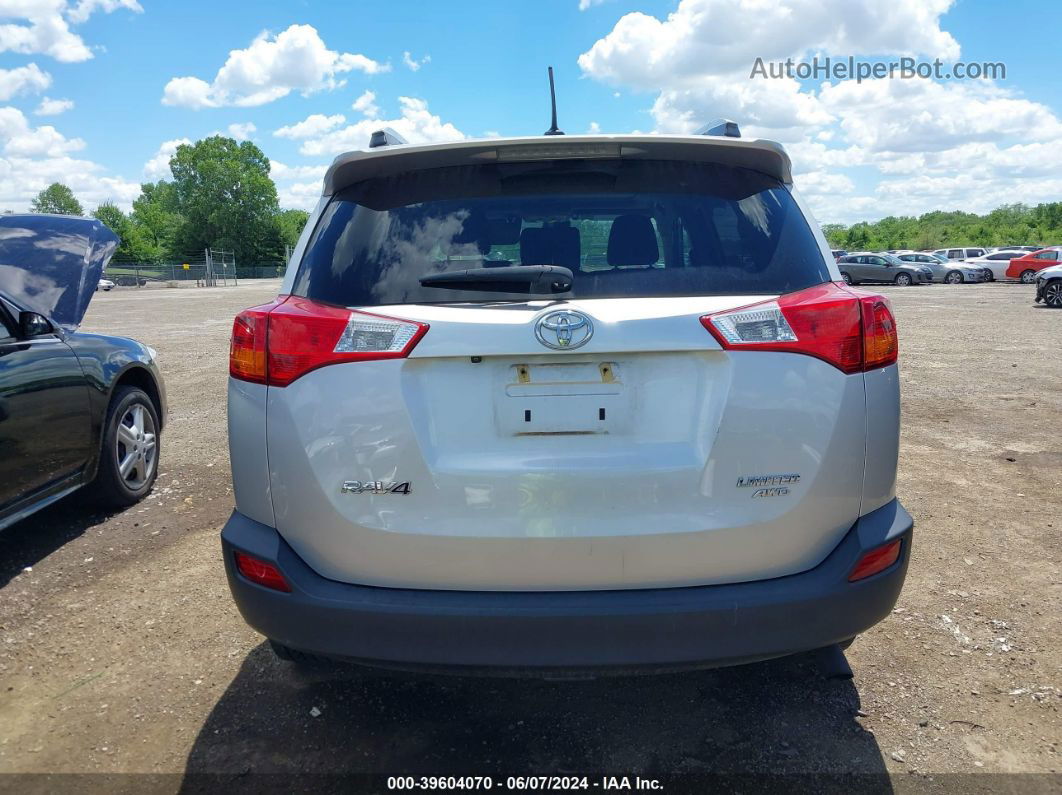 2015 Toyota Rav4 Limited Silver vin: 2T3DFREV6FW358846