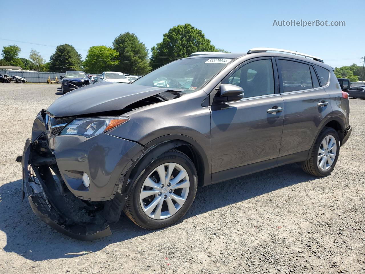 2015 Toyota Rav4 Limited Gray vin: 2T3DFREV6FW365098