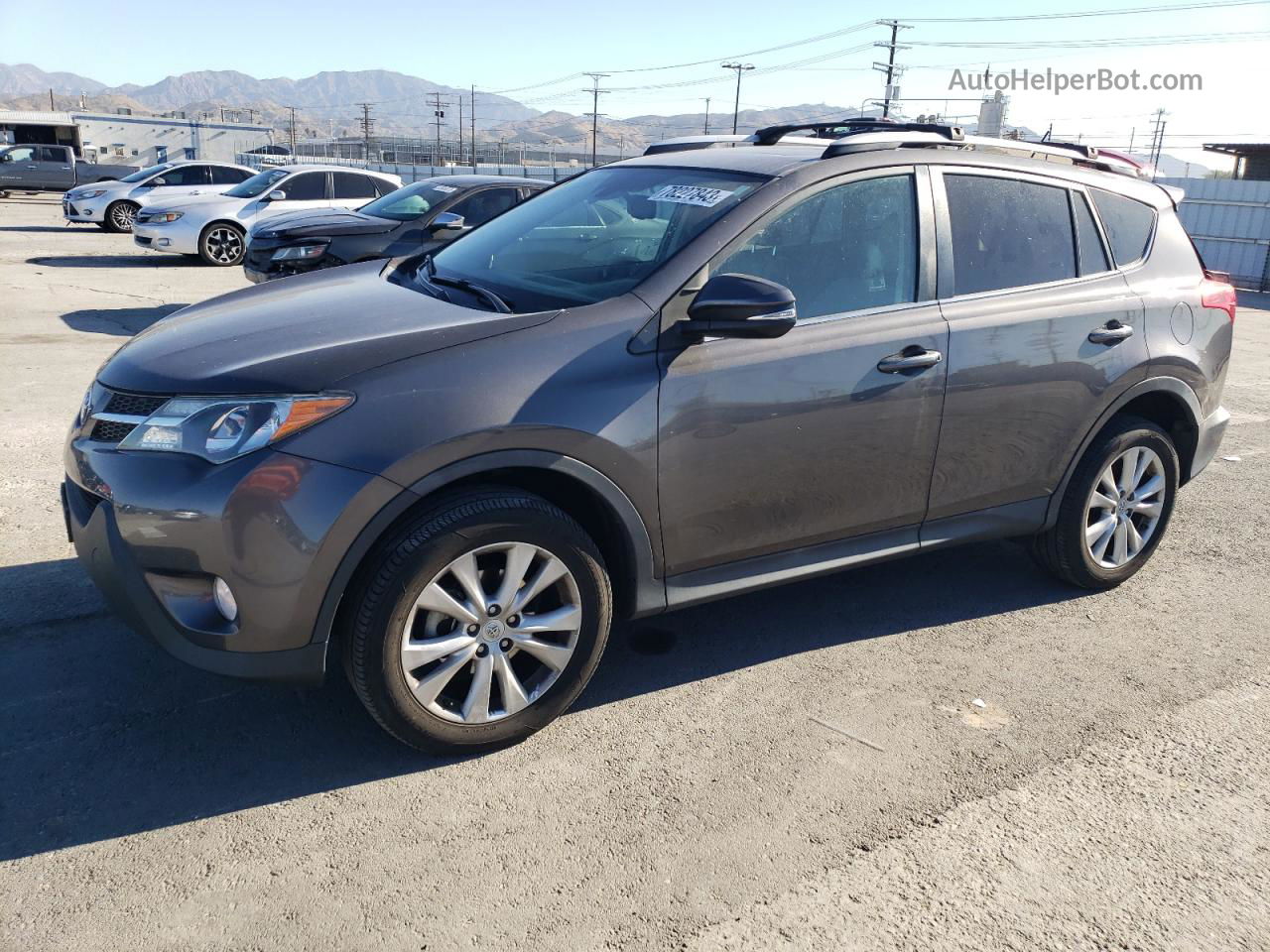 2015 Toyota Rav4 Limited Gray vin: 2T3DFREV6FW379826