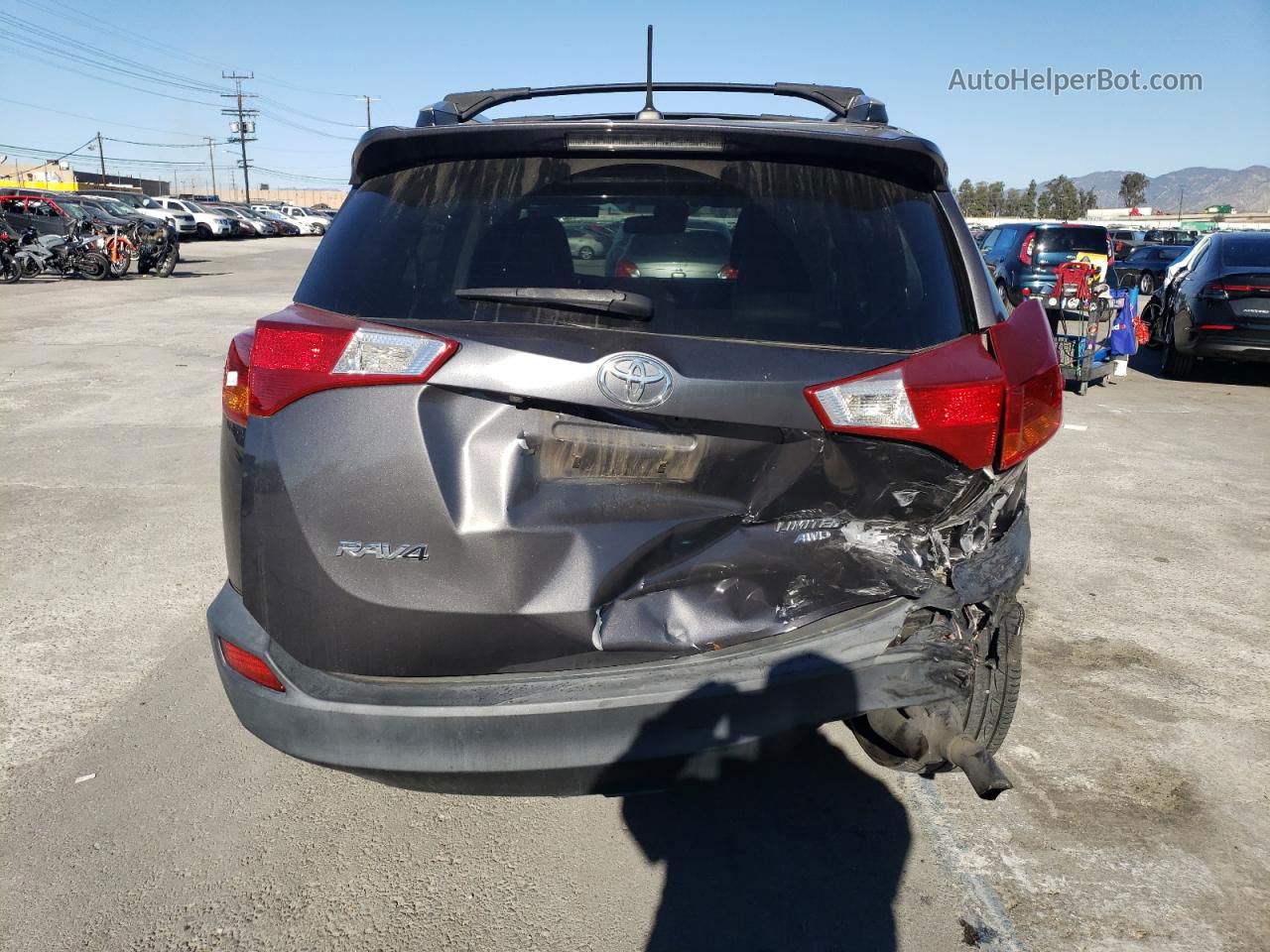 2015 Toyota Rav4 Limited Gray vin: 2T3DFREV6FW379826