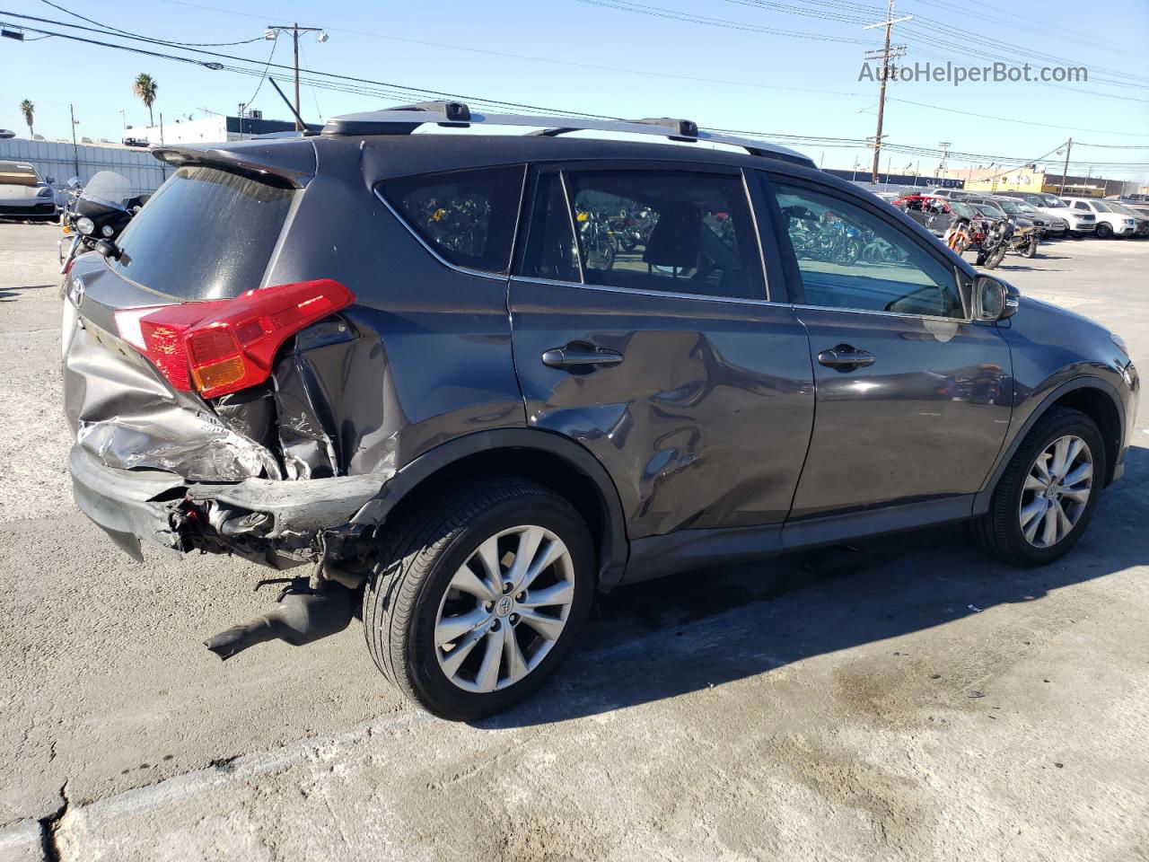 2015 Toyota Rav4 Limited Gray vin: 2T3DFREV6FW379826