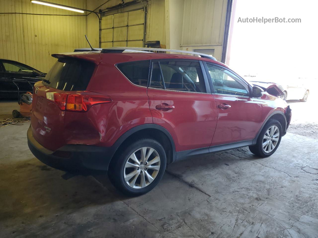 2015 Toyota Rav4 Limited Red vin: 2T3DFREV7FW245908