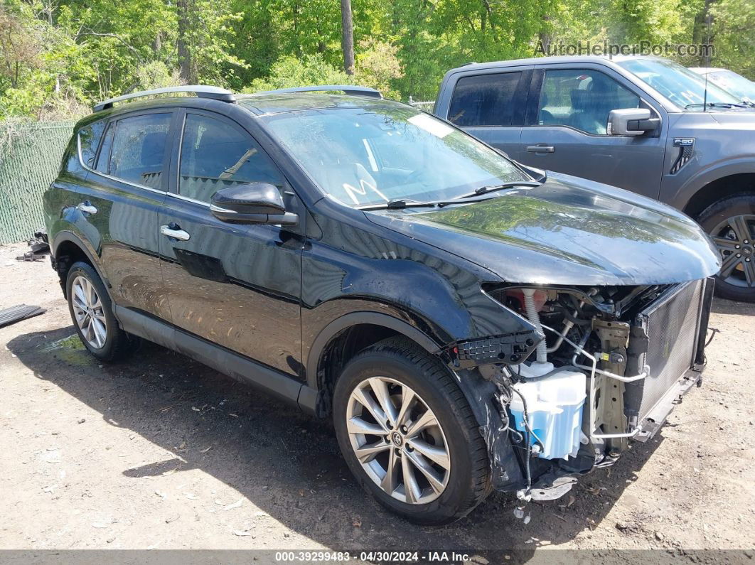 2017 Toyota Rav4 Limited Black vin: 2T3DFREV7HW593985