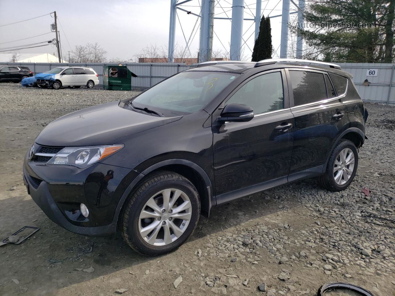 2015 Toyota Rav4 Limited Black vin: 2T3DFREV8FW234352