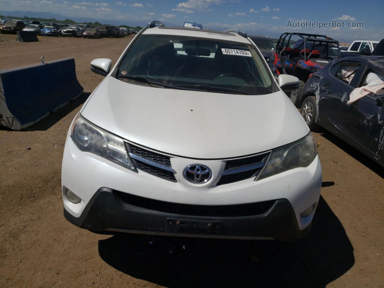 2015 Toyota Rav4 Limited Белый vin: 2T3DFREV8FW238837