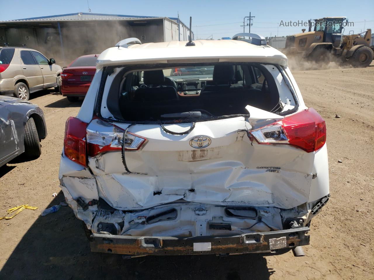 2015 Toyota Rav4 Limited White vin: 2T3DFREV8FW238837