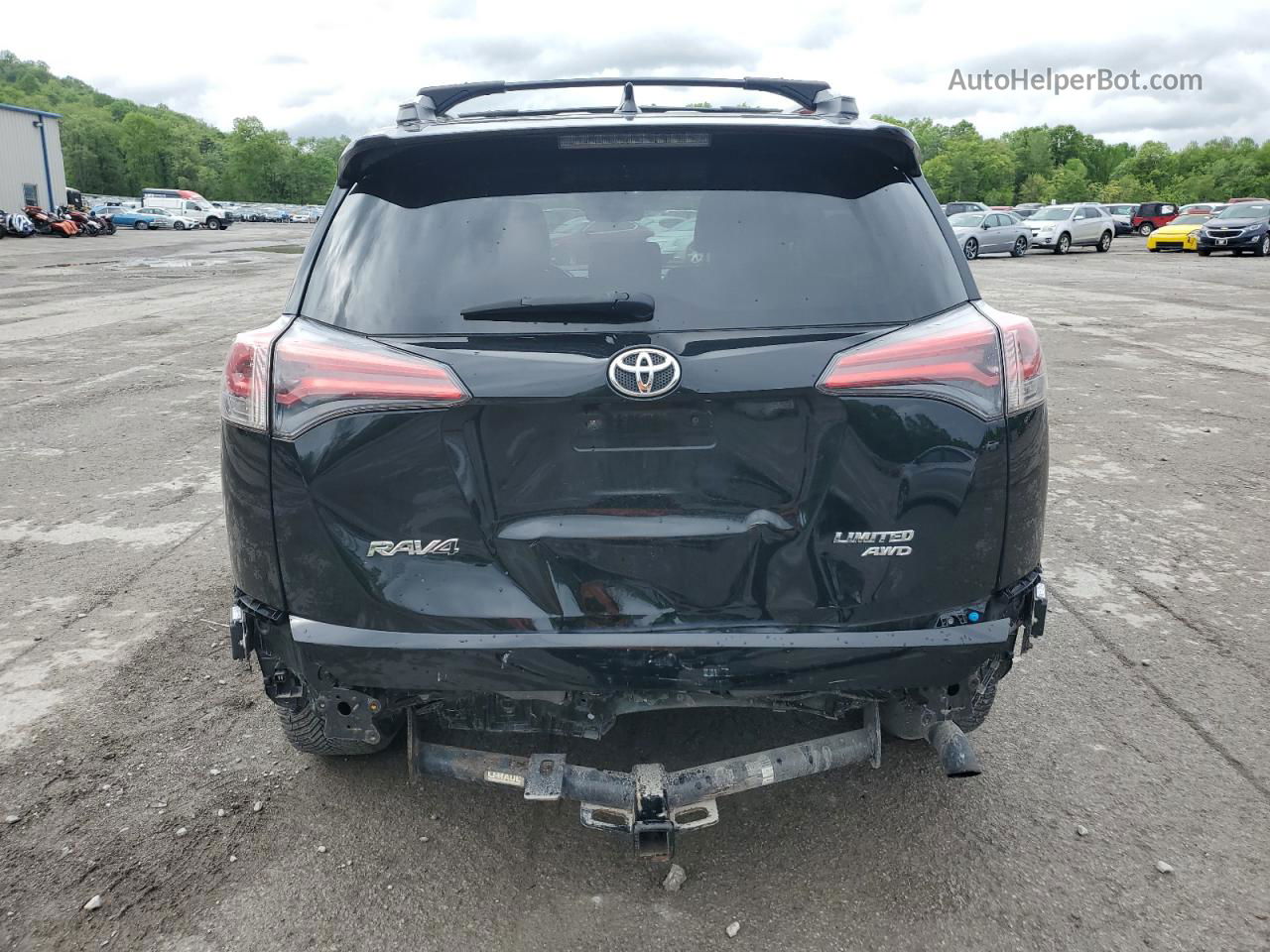 2016 Toyota Rav4 Limited Black vin: 2T3DFREV8GW483087