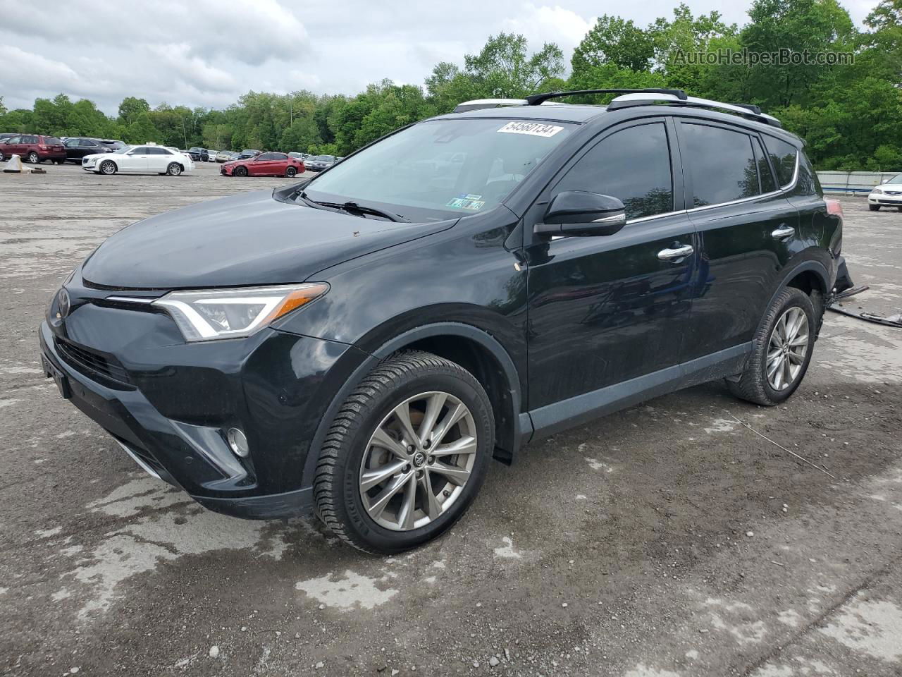 2016 Toyota Rav4 Limited Black vin: 2T3DFREV8GW483087