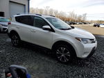 2015 Toyota Rav4 Limited White vin: 2T3DFREV9FW231475