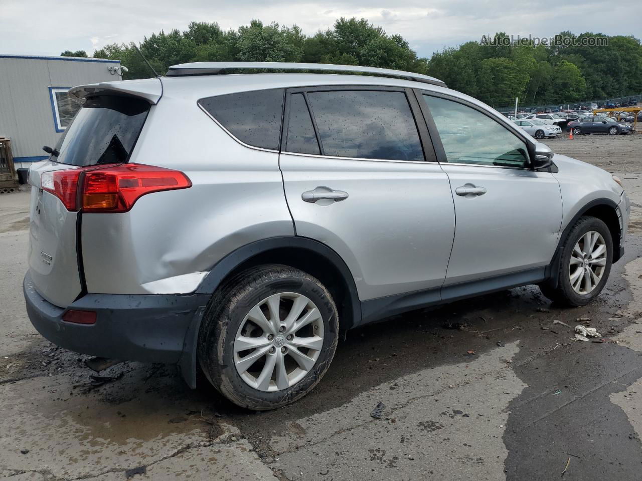 2015 Toyota Rav4 Limited Silver vin: 2T3DFREV9FW296200