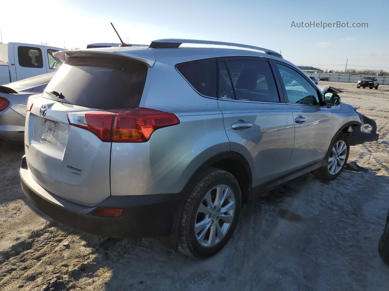 2015 Toyota Rav4 Limited Silver vin: 2T3DFREV9FW401575