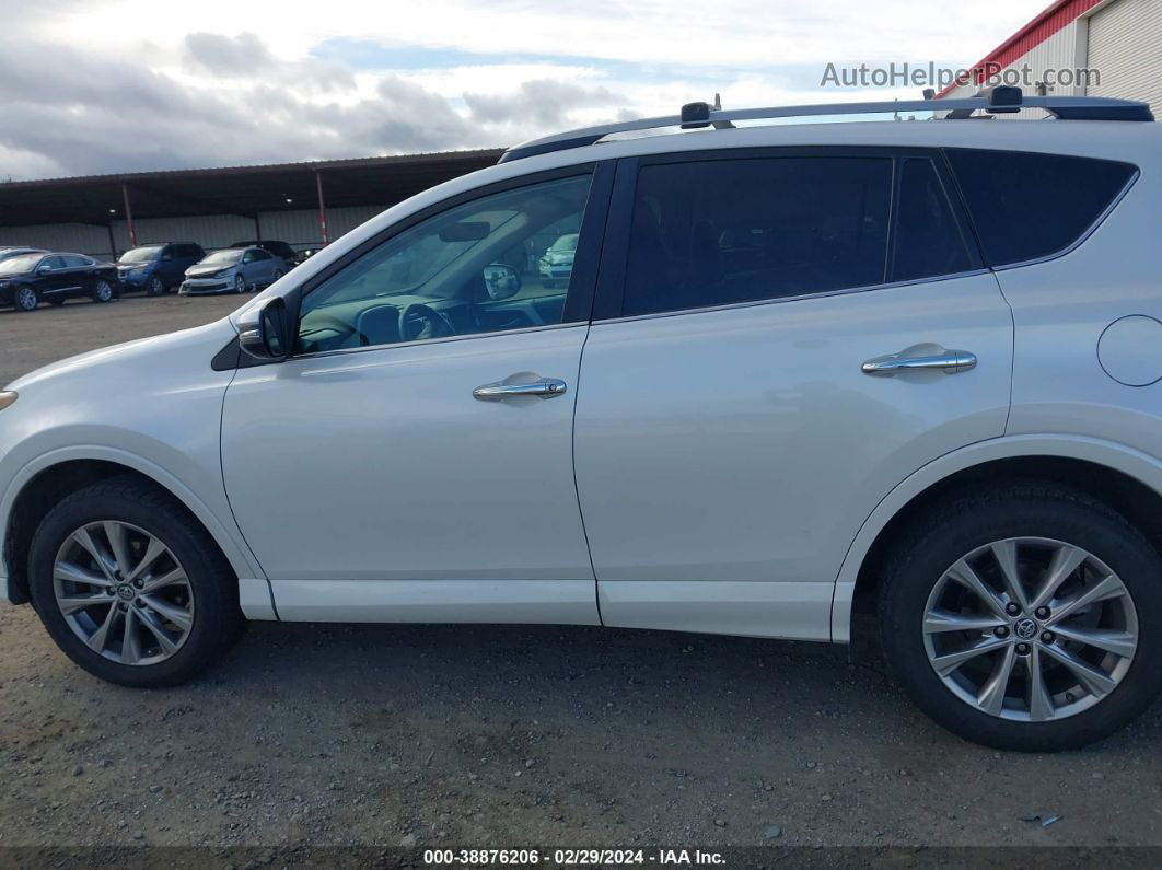 2017 Toyota Rav4 Platinum White vin: 2T3DFREV9HW539894