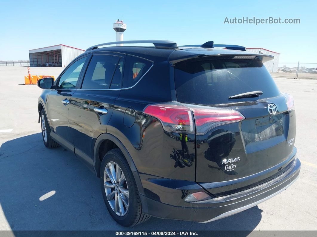 2017 Toyota Rav4 Limited Черный vin: 2T3DFREV9HW659050