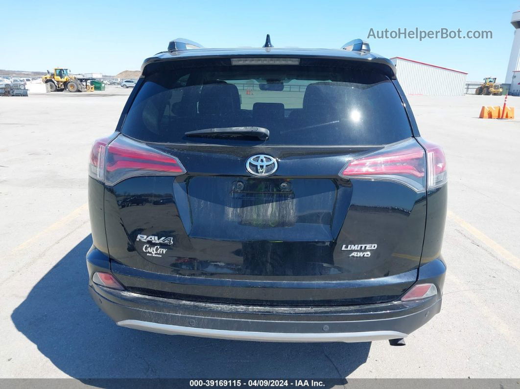 2017 Toyota Rav4 Limited Black vin: 2T3DFREV9HW659050